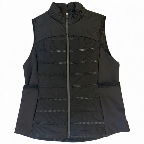 Windbreaker Vest for Women Size XL Stretchy Full Zip Pockets Lightweight Sports - Picture 1 of 3
